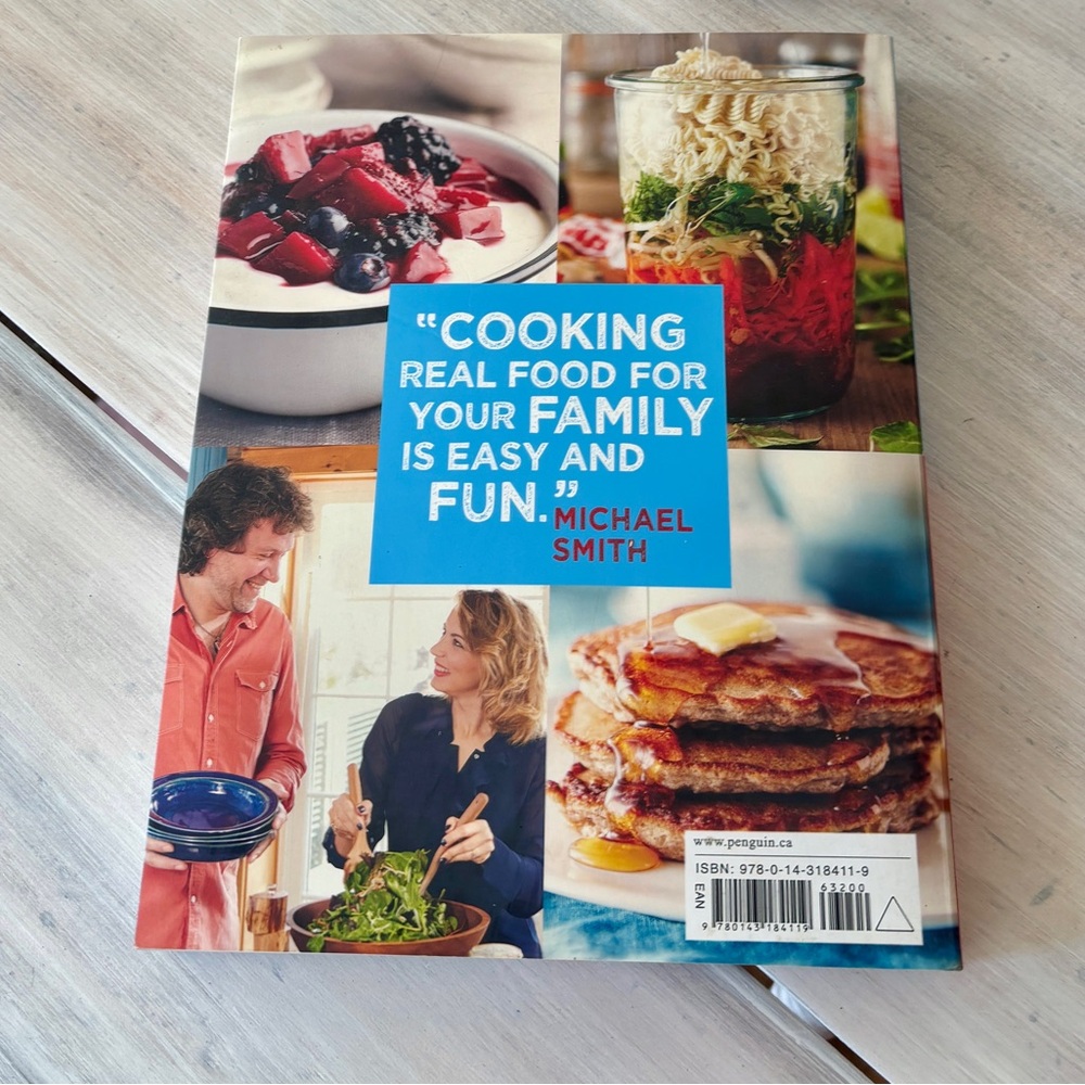 NWOT Michael Smith Family Meals Hardcover Cookbook.